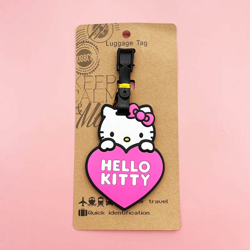 Hello Kitty Gel Luggage Tag Travel Accessory