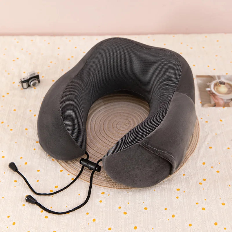 New Memory Foam Neck Pillow w/ Massage