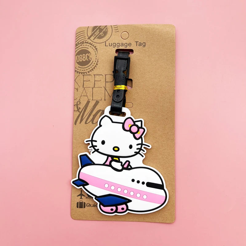 Hello Kitty Gel Luggage Tag Travel Accessory