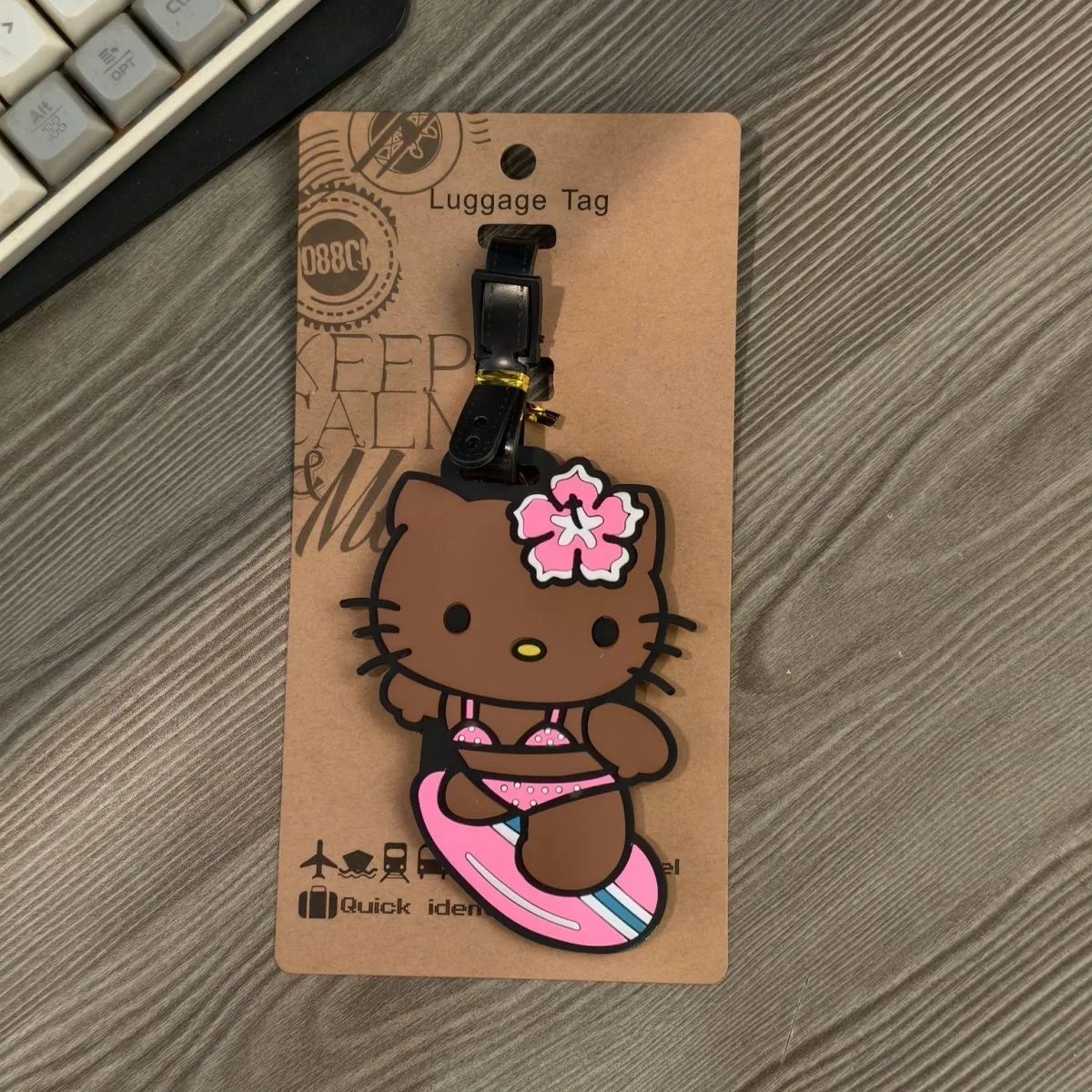 Hello Kitty Luggage Tag Suitcase ID Label