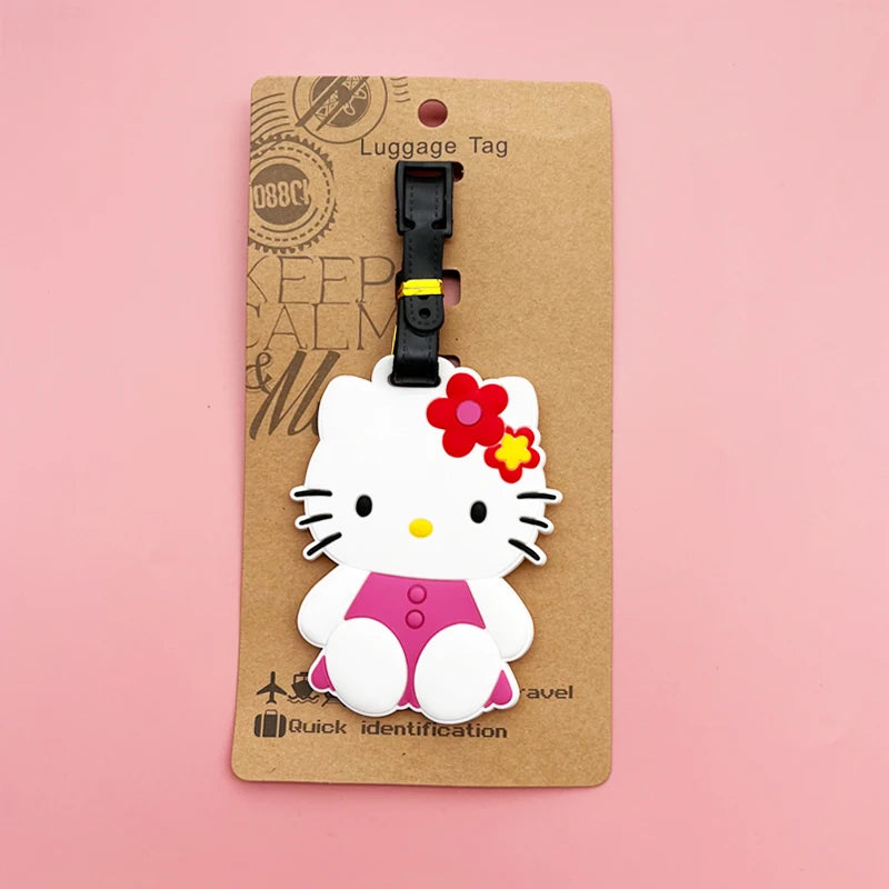 Hello Kitty Gel Luggage Tag Travel Accessory