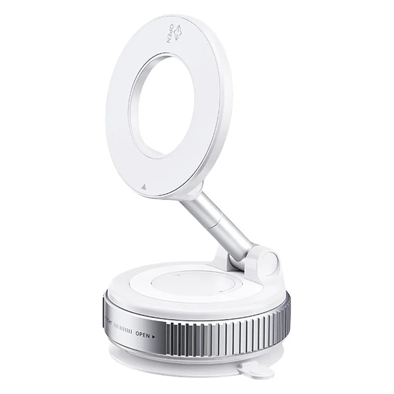 New foldable vacuum magnetic phone holder