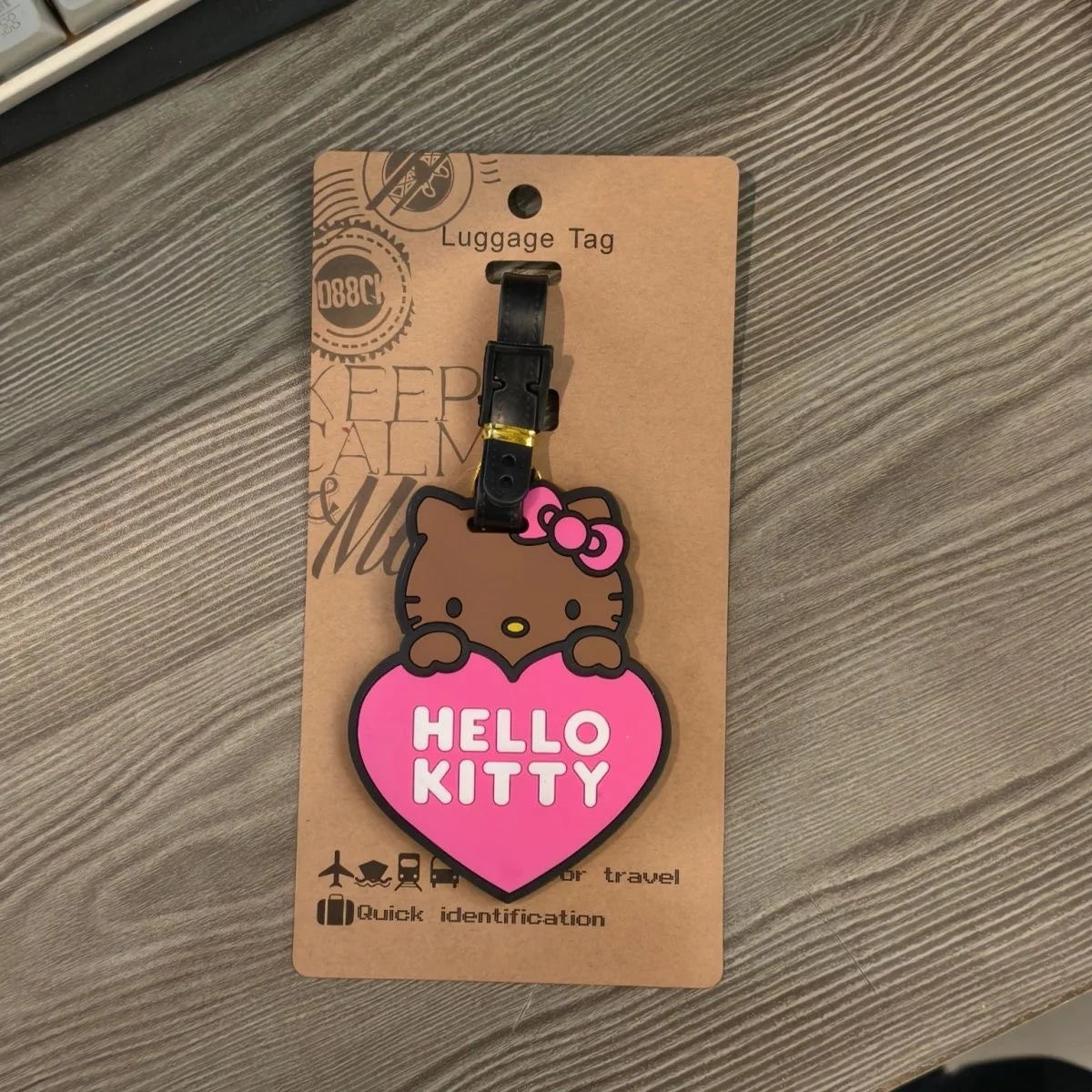 Hello Kitty Luggage Tag Suitcase ID Label
