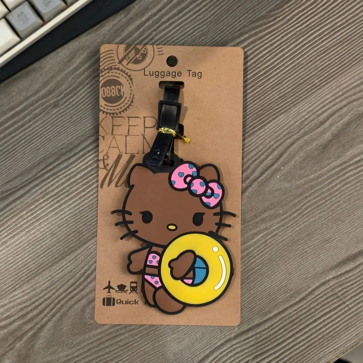 Hello Kitty Luggage Tag Suitcase ID Label